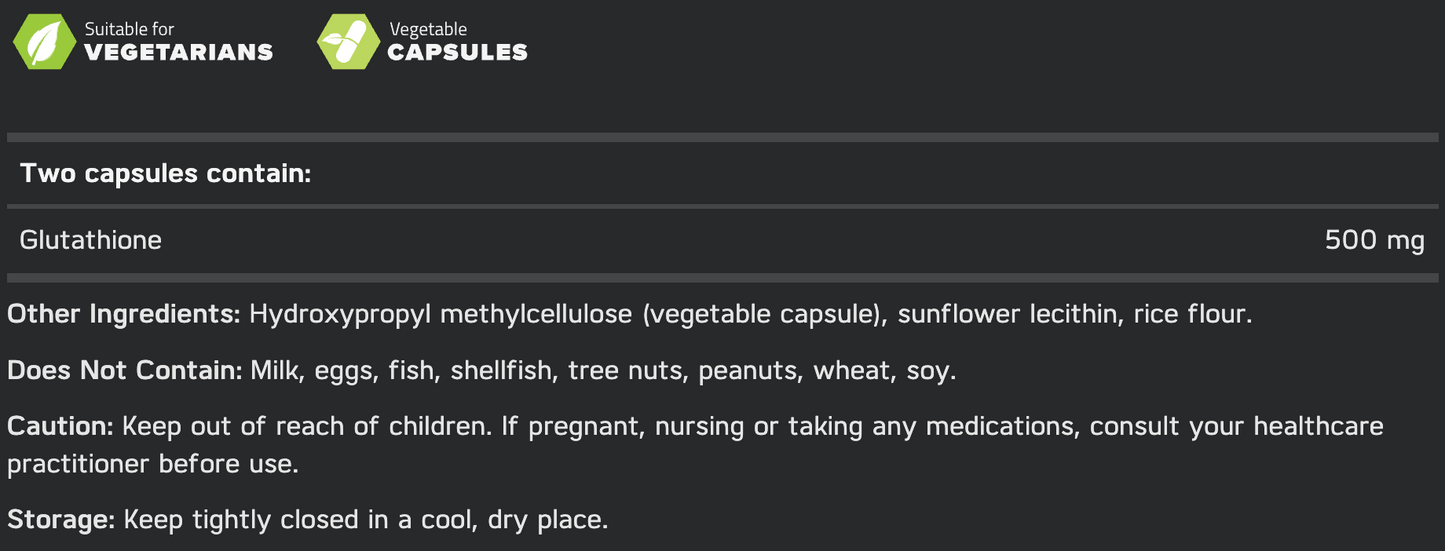 Liposomal Glutathione Capsules