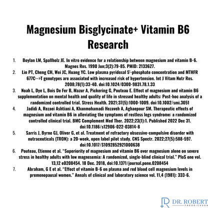 Magnesium Bisglycinate plus B6 Powder